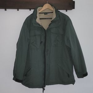2 in 1 outdoor jacket fleece combo